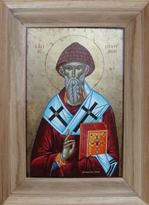 21-Икона святителя Спиридона Тримифунтского, написанная на острове Корфу