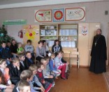Выступление с пасхальным концертом в Малоситнянской школе