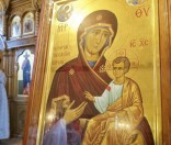 На подворье Спасо-Евфросиниевского женского монастыря освящен храм в честь Иверской иконы Божией Матери