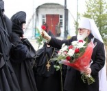 Патриарший Экзарх всея Беларуси совершил Божественную Литургию в Спасо-Евфросиниевском монастыре