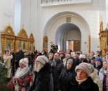 Патриарший Экзарх всея Беларуси в Рождественские дни посетил Спасо-Евфросиниевский монастырь