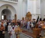 Праздник Происхождения (изнесения) Честных Древ Животворящего Креста Господня в Полоцкой обители	