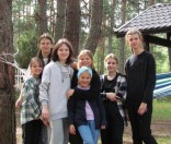 Палаточный лагерь на берегу реки Свольна