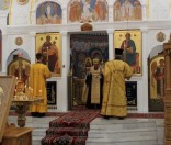 Праздник Происхождения (изнесения) Честных Древ Животворящего Креста Господня в Полоцкой обители