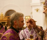 Всенощное бдение в Кресто-Воздвиженском соборе