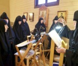 На подворье Спасо-Евфросиниевского женского монастыря освящен храм в честь Иверской иконы Божией Матери