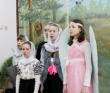 Воспитанники воскресной школы выступили с Рождественским концертом в Малоситнянской  школе