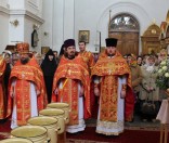 Патриарший Экзарх всея Беларуси совершил Божественную Литургию в Спасо-Евфросиниевском монастыре