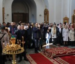 Патриарший Экзарх всея Беларуси совершил Божественную Литургию в Спасо-Евфросиниевском монастыре