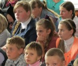 Выступление с пасхальным концертом в Малоситнянской школе