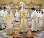 На подворье Спасо-Евфросиниевского женского монастыря освящен храм в честь Иверской иконы Божией Матери