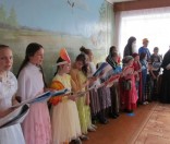 Выступление с пасхальным концертом в Малоситнянской школе