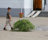 Подготовка праздничной дорожки