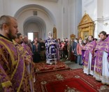 Праздничные богослужения в честь престольного праздника Воздвижения Честного и Животворящего Креста в Спасо-Евфросиниевской обители