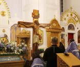 Пребывание Годеновского Креста и Жировичской иконы Божией Матери в Полоцкой обители