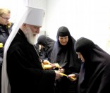 Предстоятель Белорусской Православной Церкви совершил Божественную литургию в Спасо-Евфросиниевском монастыре