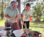 Палаточный лагерь на берегу реки Свольна