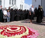 День ангела настоятельницы  в Спасо-Евфросиниевском женском монастыре 