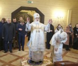 На подворье Спасо-Евфросиниевского женского монастыря освящен храм в честь Иверской иконы Божией Матери