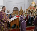 Праздничные богослужения в честь престольного праздника Воздвижения Честного и Животворящего Креста в Спасо-Евфросиниевской обители