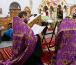 Малая вечерня в Кресто-Воздвиженском соборе