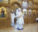 На подворье Спасо-Евфросиниевского женского монастыря освящен храм в честь Иверской иконы Божией Матери
