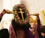 Праздничные богослужения в честь престольного праздника Воздвижения Честного и Животворящего Креста в Спасо-Евфросиниевской обители