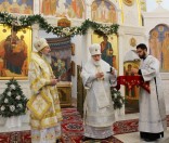 Патриарший Экзарх всея Беларуси в Рождественские дни посетил Спасо-Евфросиниевский монастырь