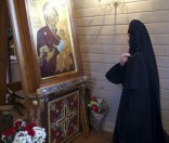 На подворье Спасо-Евфросиниевского женского монастыря освящен храм в честь Иверской иконы Божией Матери