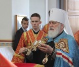 Патриарший Экзарх всея Беларуси совершил Божественную Литургию в Спасо-Евфросиниевском монастыре