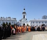 Патриарший Экзарх всея Беларуси совершил Божественную Литургию в Спасо-Евфросиниевском монастыре