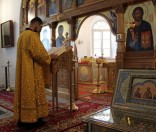 Праздник Происхождения (изнесения) Честных Древ Животворящего Креста Господня в Полоцкой обители	