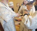 На подворье Спасо-Евфросиниевского женского монастыря освящен храм в честь Иверской иконы Божией Матери