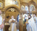 На подворье Спасо-Евфросиниевского женского монастыря освящен храм в честь Иверской иконы Божией Матери