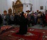 Всенощное бдение в Кресто-Воздвиженском соборе