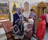 Праздничные богослужения в честь престольного праздника Воздвижения Честного и Животворящего Креста в Спасо-Евфросиниевской обители