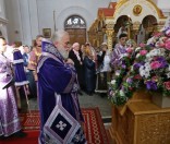 Праздничные богослужения в честь престольного праздника Воздвижения Честного и Животворящего Креста в Спасо-Евфросиниевской обители