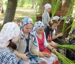 Участие детей воскресной школы в подготовке и проведении праздника прп. Евфросинии Полоцкой