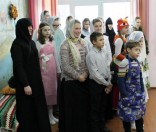 Воспитанники воскресной школы выступили с Рождественским концертом в Малоситнянской  школе