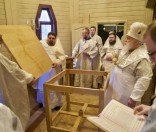На подворье Спасо-Евфросиниевского женского монастыря освящен храм в честь Иверской иконы Божией Матери