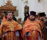 Патриарший Экзарх всея Беларуси совершил Божественную Литургию в Спасо-Евфросиниевском монастыре