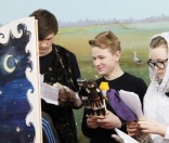 Воспитанники воскресной школы выступили с Рождественским концертом в Малоситнянской  школе