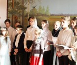 Воспитанники воскресной школы выступили в Малоситнянской средней школе