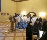 На подворье Спасо-Евфросиниевского женского монастыря освящен храм в честь Иверской иконы Божией Матери