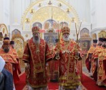 Патриарший Экзарх всея Беларуси совершил Божественную Литургию в Спасо-Евфросиниевском монастыре