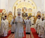Предстоятель Белорусской Православной Церкви совершил Божественную литургию в Спасо-Евфросиниевском монастыре