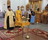 Праздник Происхождения (изнесения) Честных Древ Животворящего Креста Господня в Полоцкой обители