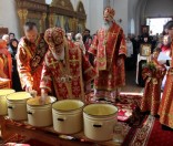 Патриарший Экзарх всея Беларуси совершил Божественную Литургию в Спасо-Евфросиниевском монастыре