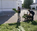 Подготовка праздничной дорожки