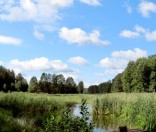 Палаточный лагерь на берегу реки Свольна
